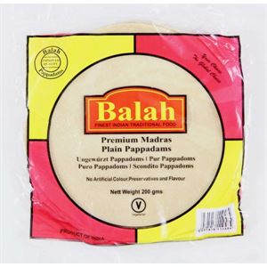 Picture of Balah Plain Pappadam 200G