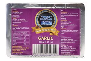 Picture of Heera Mini Pappadums Garlic 200G