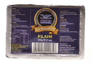 Picture of Heera Mini Pappadums Plain 200G